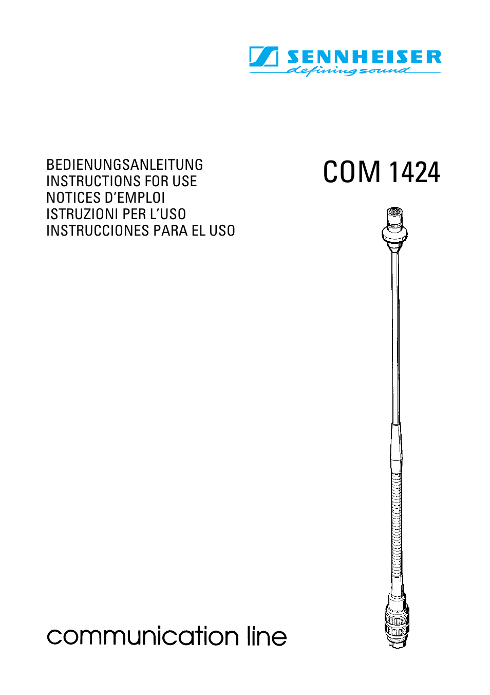 Sennheiser SNAPPER 20230 User Manual | 8 pages