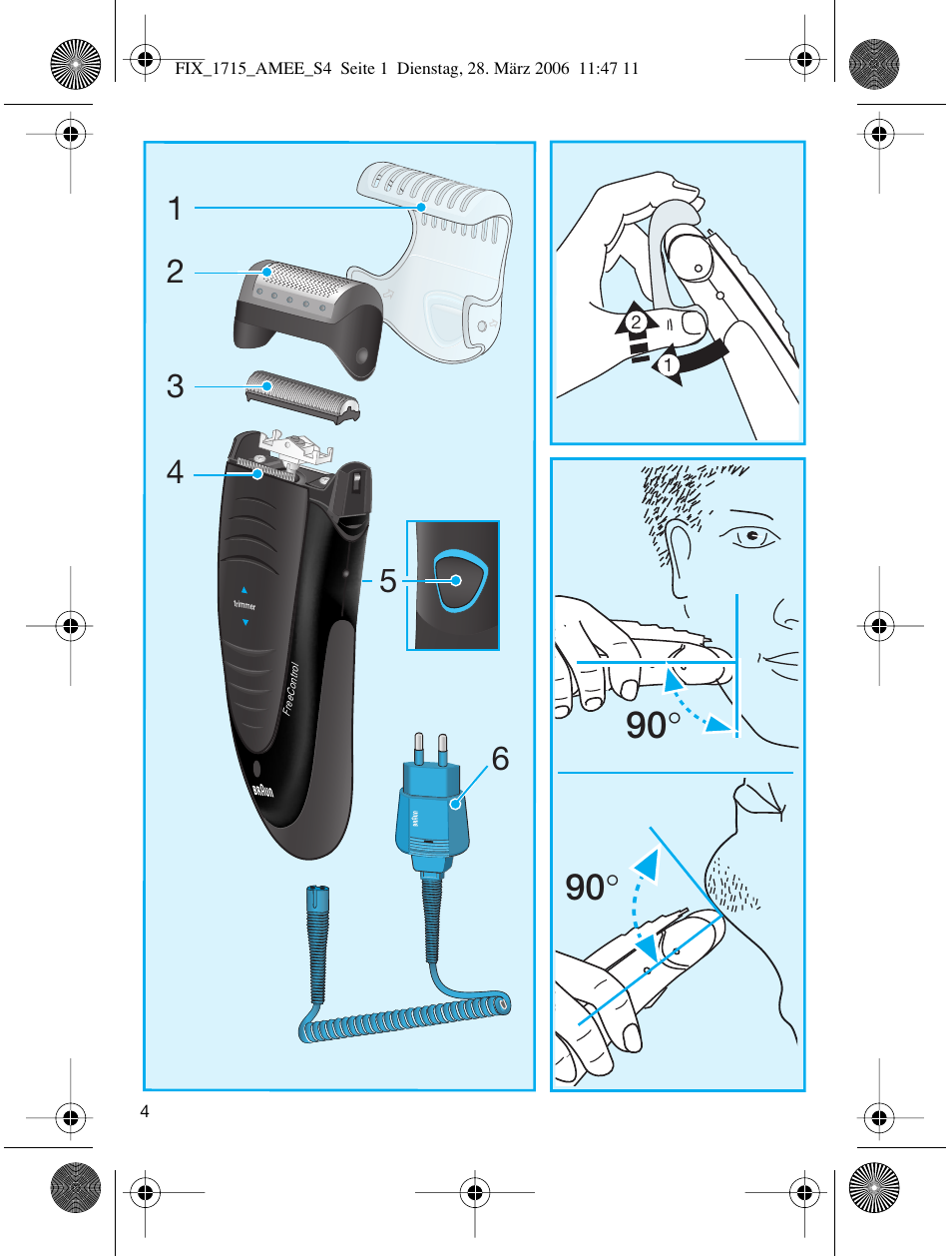 Braun 1715 User Manual | Page 3 / 41