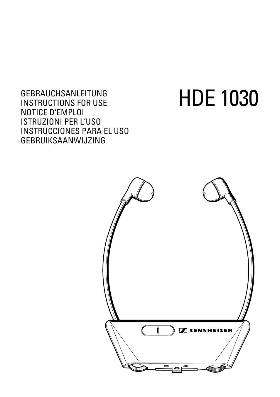 Sennheiser HDE1030 User Manual | 27 pages