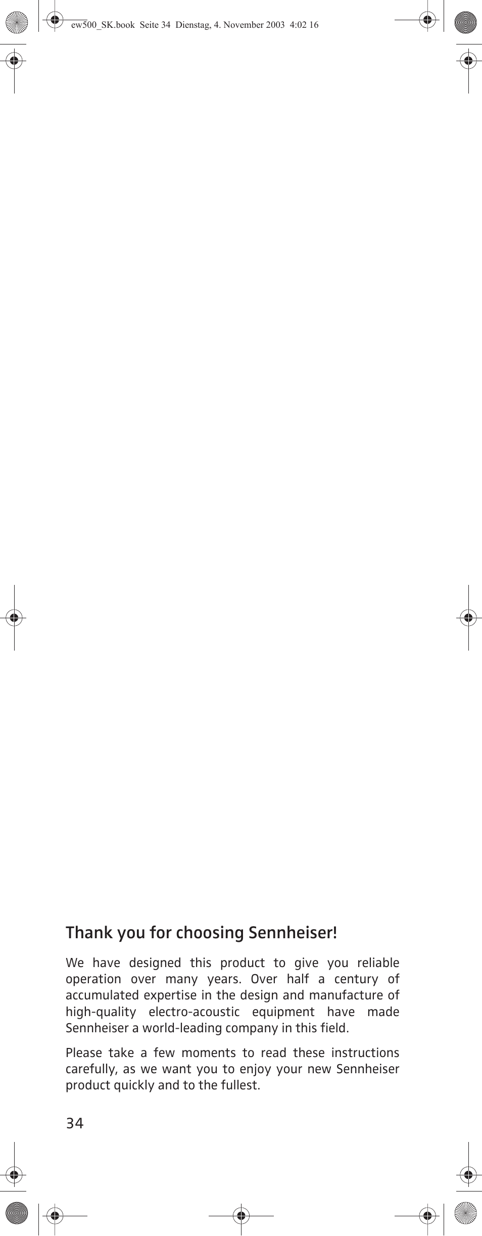 Sennheiser SK 500 G2 User Manual | Page 2 / 29