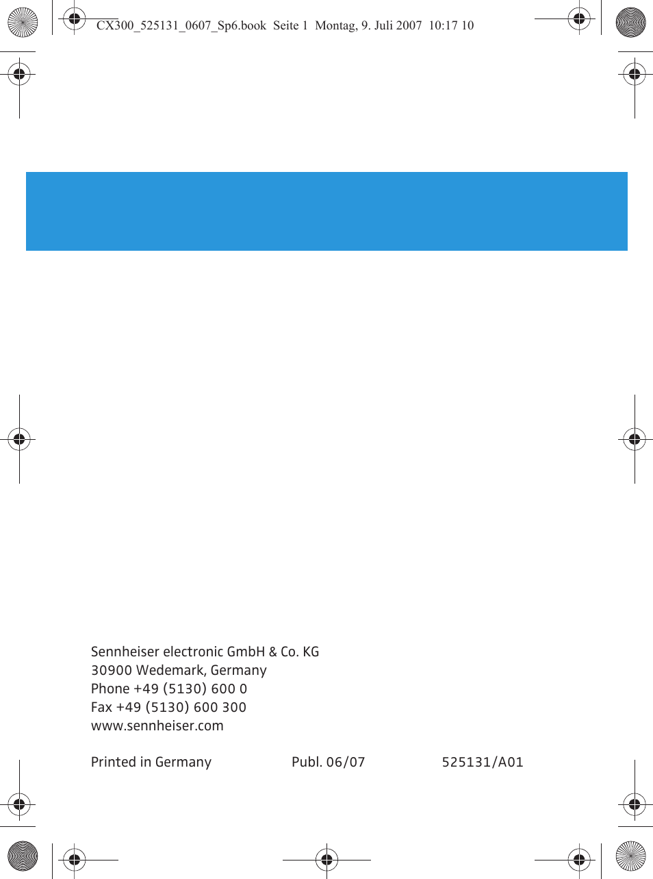 Sennheiser CX 400 User Manual | Page 3 / 3