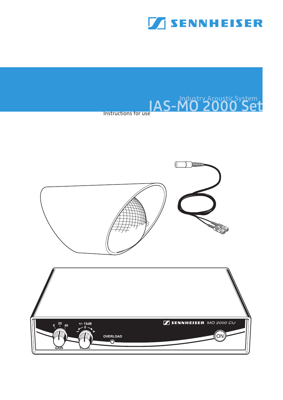 Sennheiser Industry Acoustic System IAS-MO 2000 User Manual | 20 pages