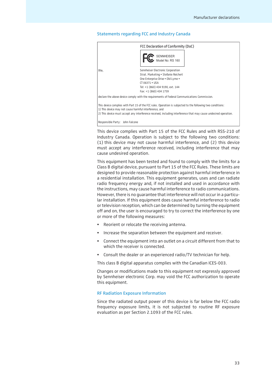 Sennheiser 502873 User Manual | Page 34 / 36