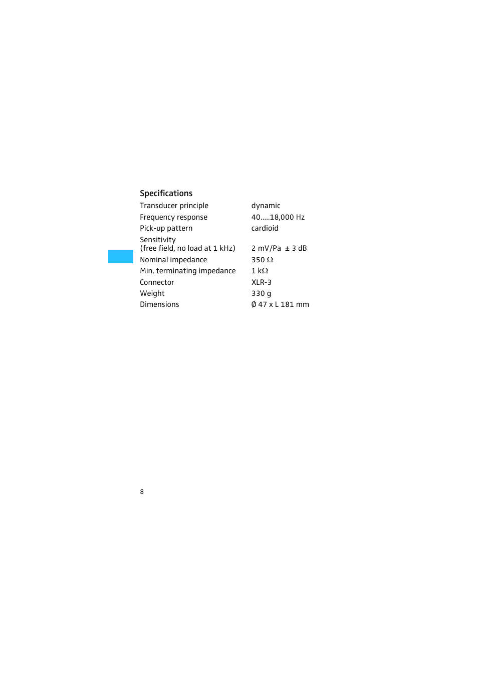 Sennheiser E840 User Manual | Page 7 / 10