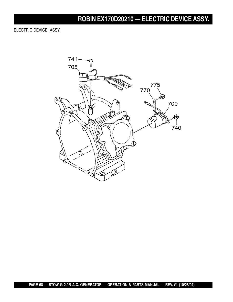 Multiquip G-2.9R User Manual | Page 68 / 72
