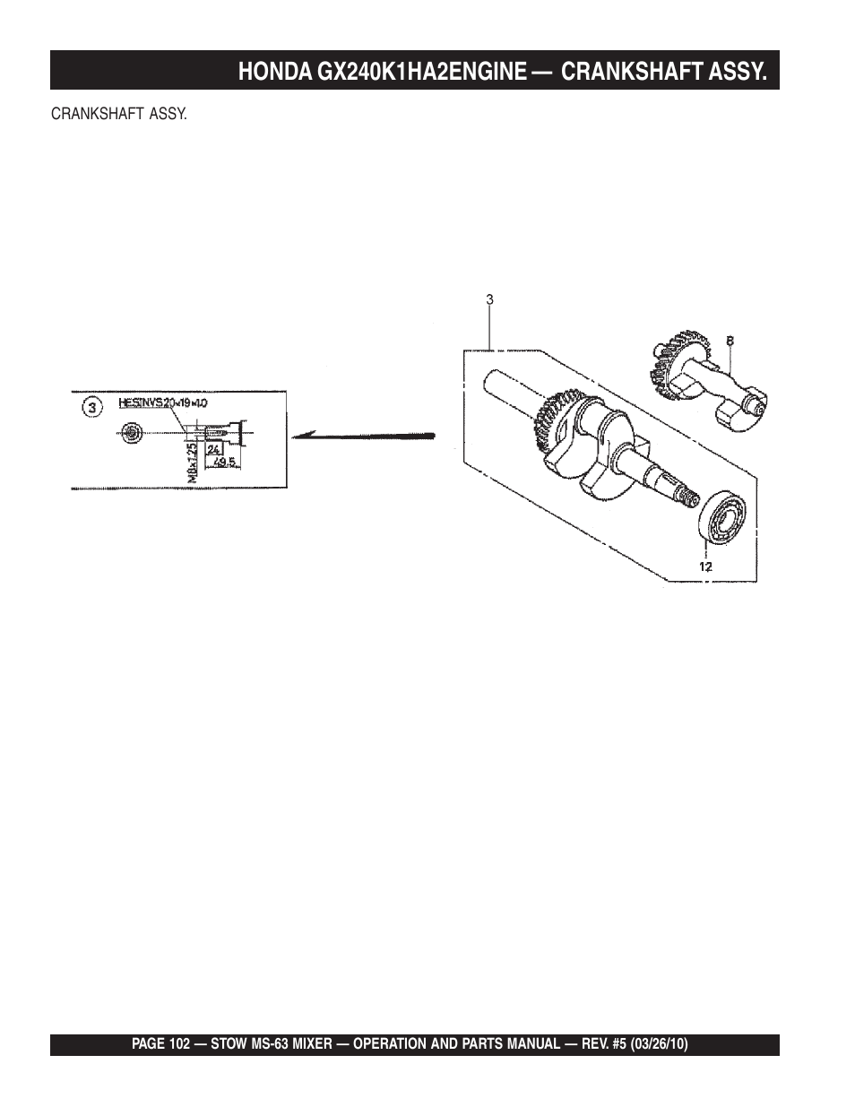 Stow Plaster and Mortar Mixer MS-63 User Manual | Page 102 / 128