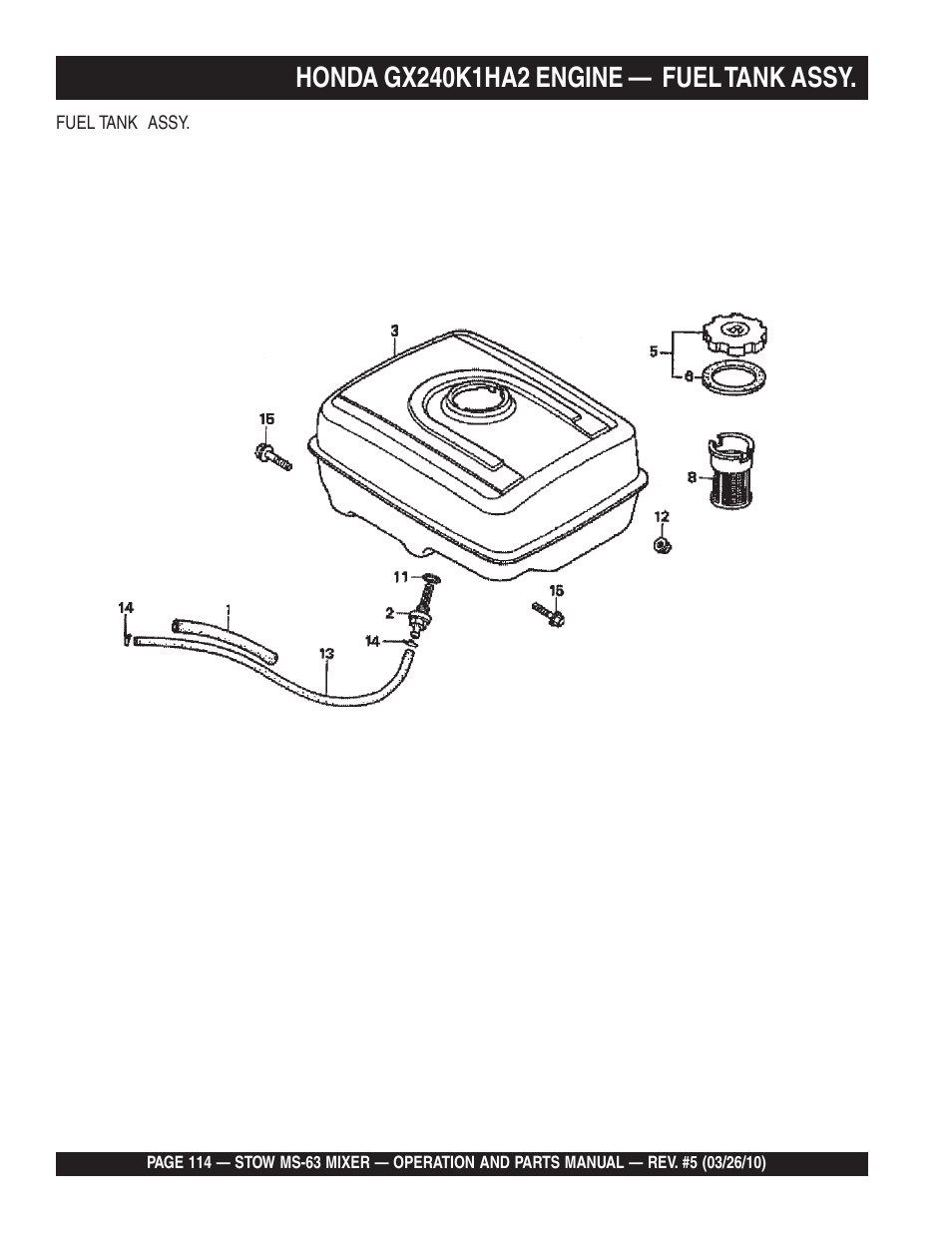 Stow Plaster and Mortar Mixer MS-63 User Manual | Page 114 / 128