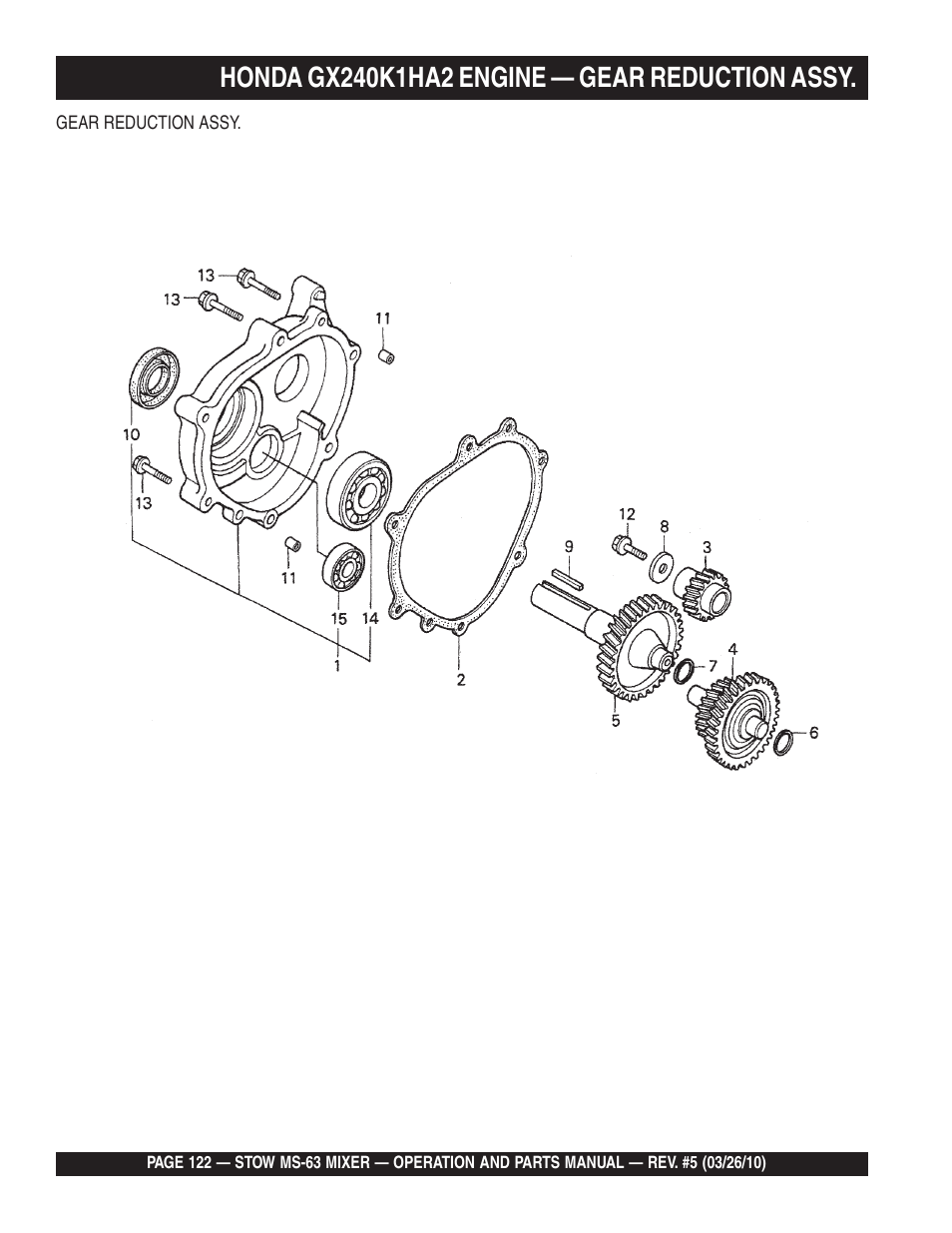 Stow Plaster and Mortar Mixer MS-63 User Manual | Page 122 / 128