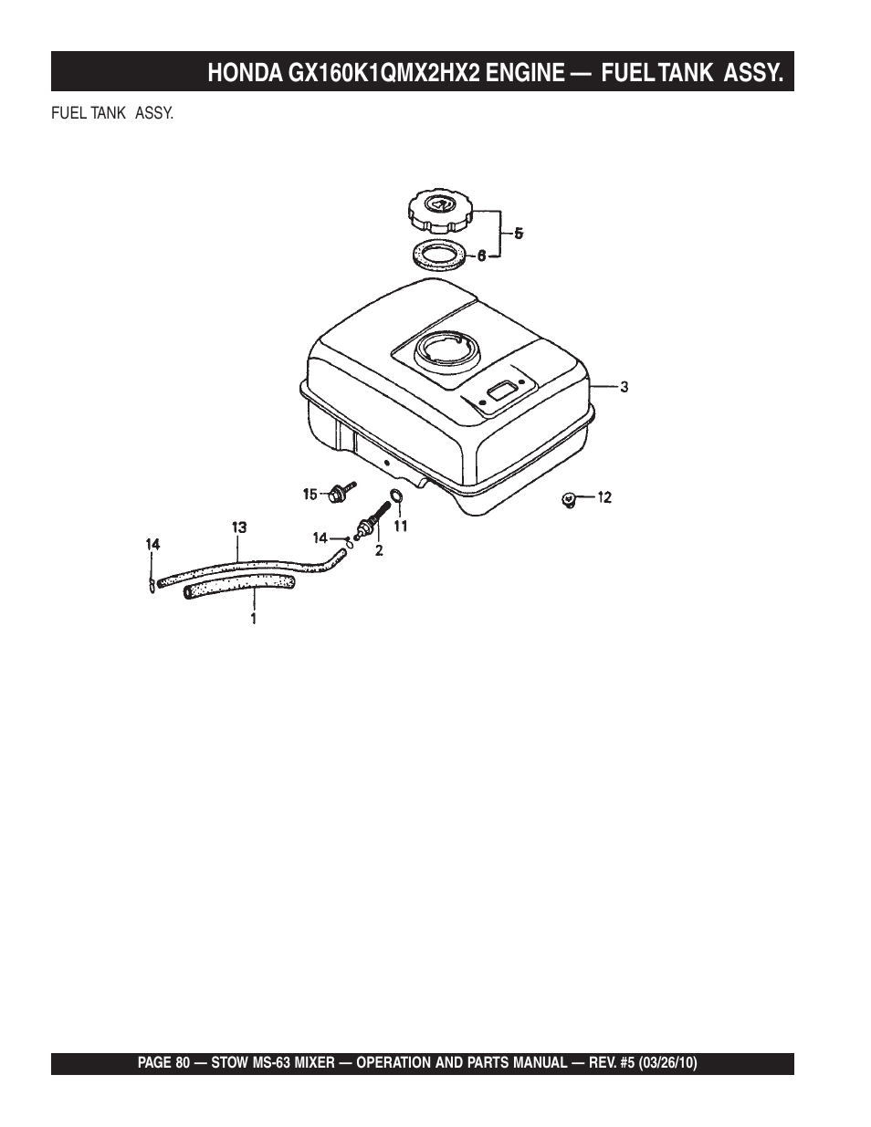 Stow Plaster and Mortar Mixer MS-63 User Manual | Page 80 / 128