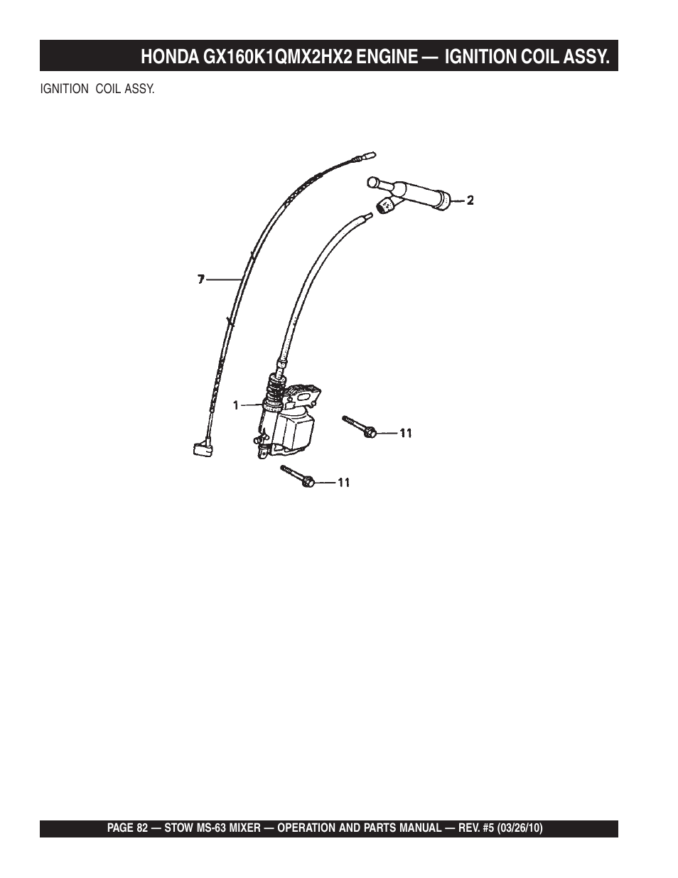 Stow Plaster and Mortar Mixer MS-63 User Manual | Page 82 / 128