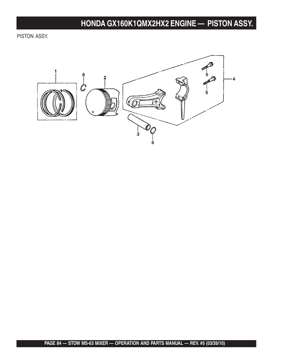 Stow Plaster and Mortar Mixer MS-63 User Manual | Page 84 / 128