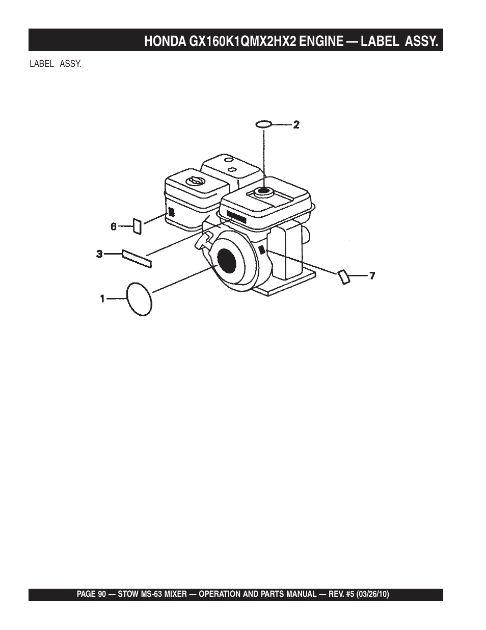 Stow Plaster and Mortar Mixer MS-63 User Manual | Page 90 / 128