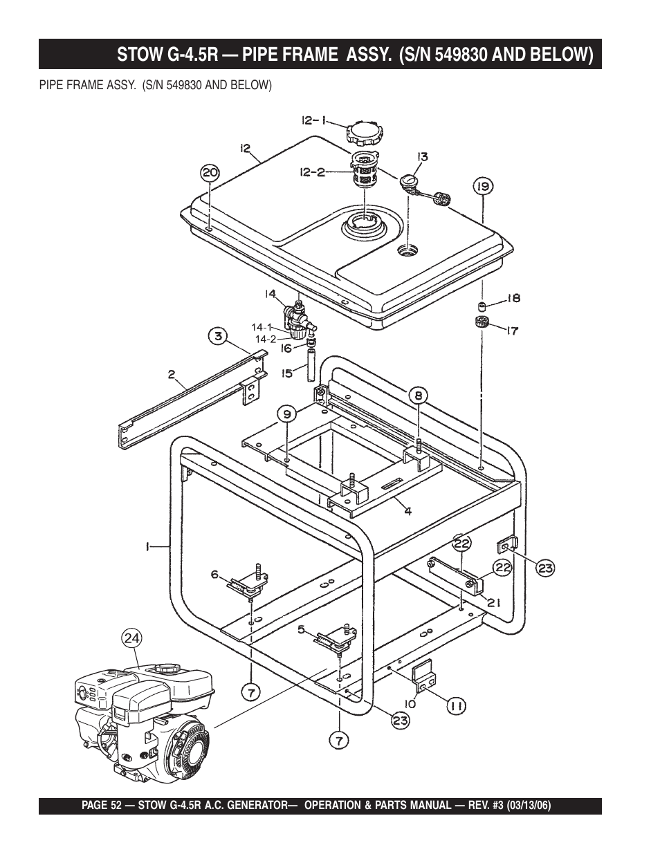 Multiquip G-4.5R User Manual | Page 52 / 76