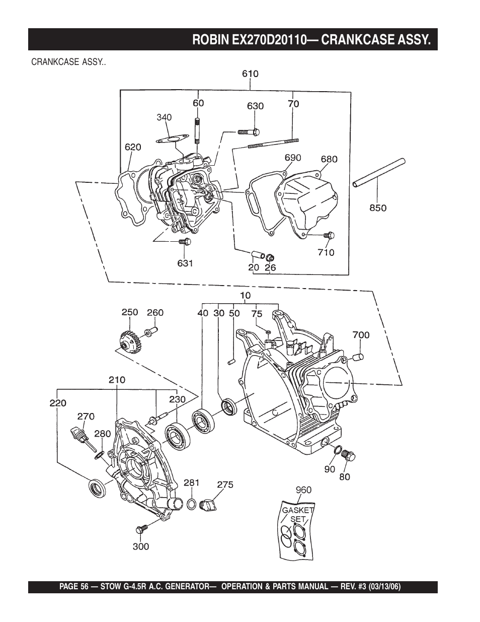 Multiquip G-4.5R User Manual | Page 56 / 76
