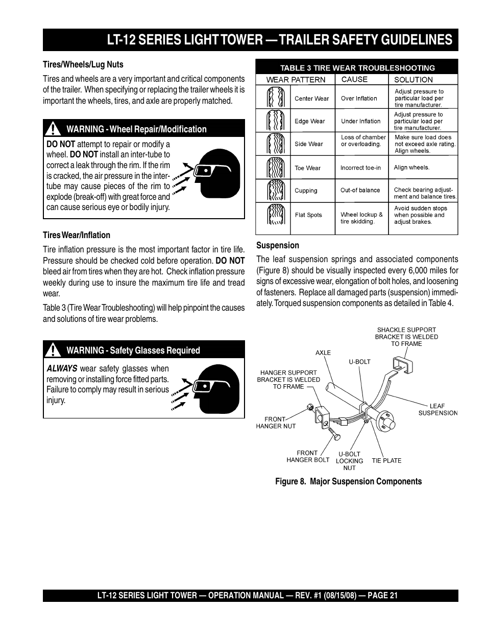 Stow Nighthawk Dedicated Light Tower LT-12D User Manual | Page 21 / 46