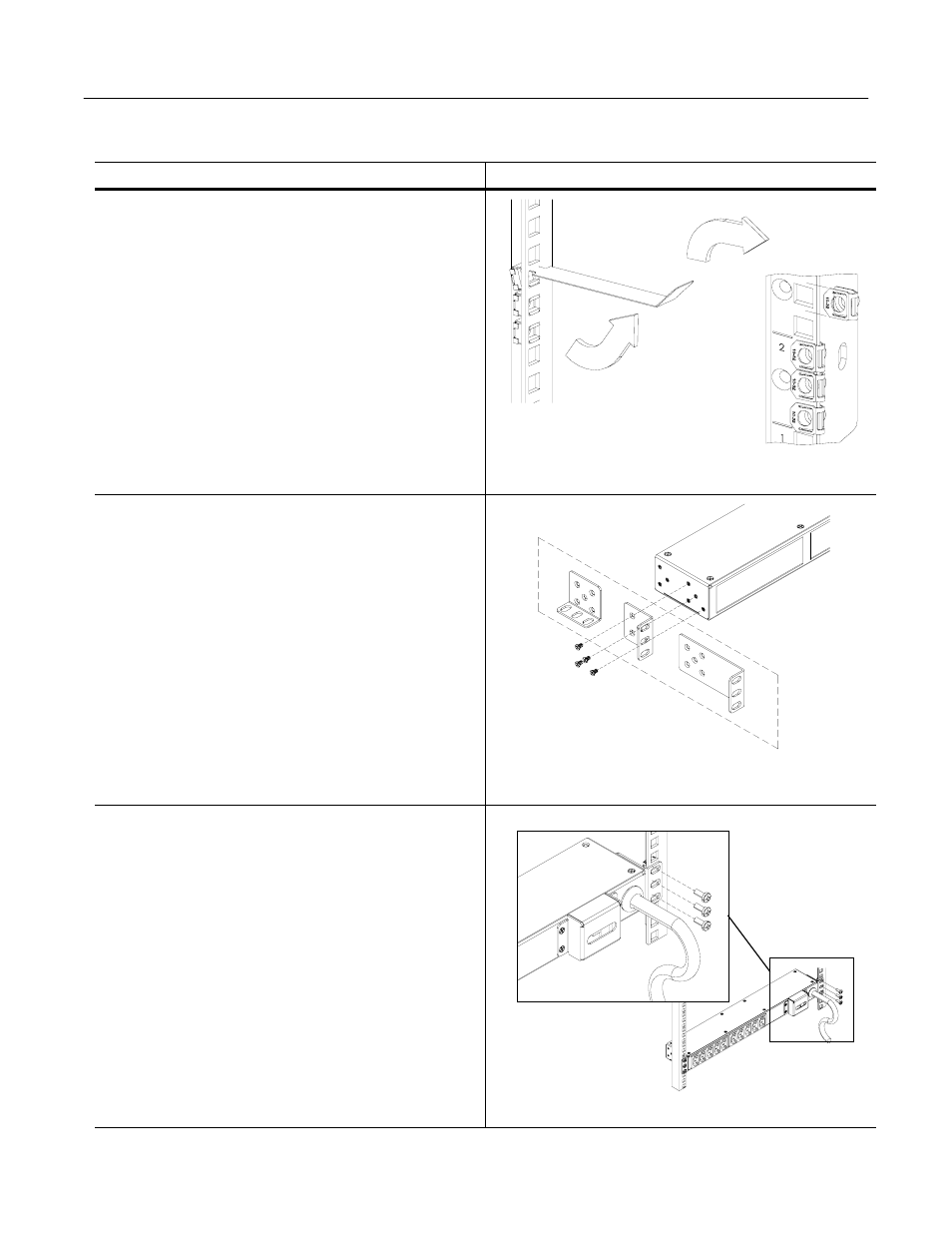 Installing a typical 19 inch eia power strip | SharkRack 45U User Manual | Page 29 / 46