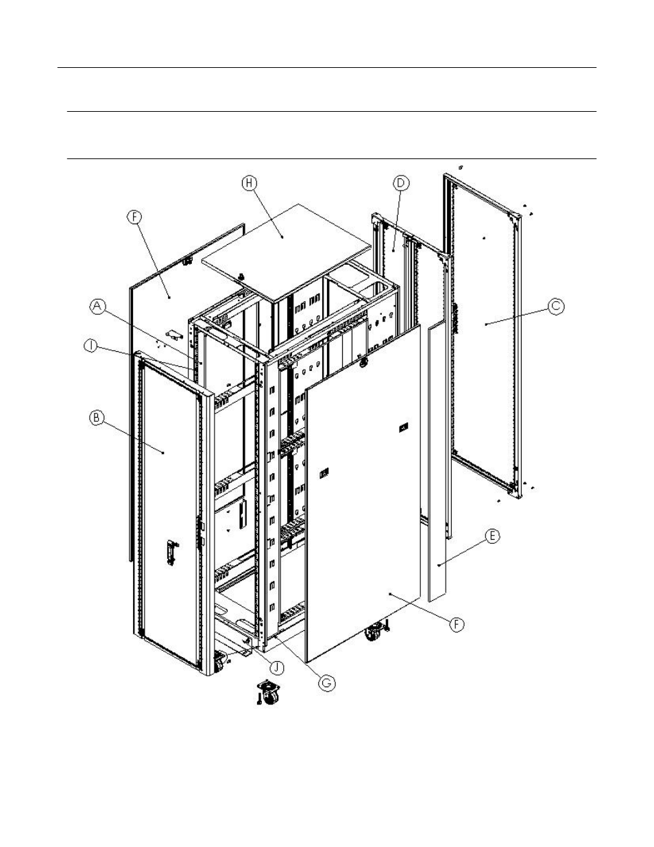 Appendix b: basic cabinet components | SharkRack 45U User Manual | Page 40 / 46