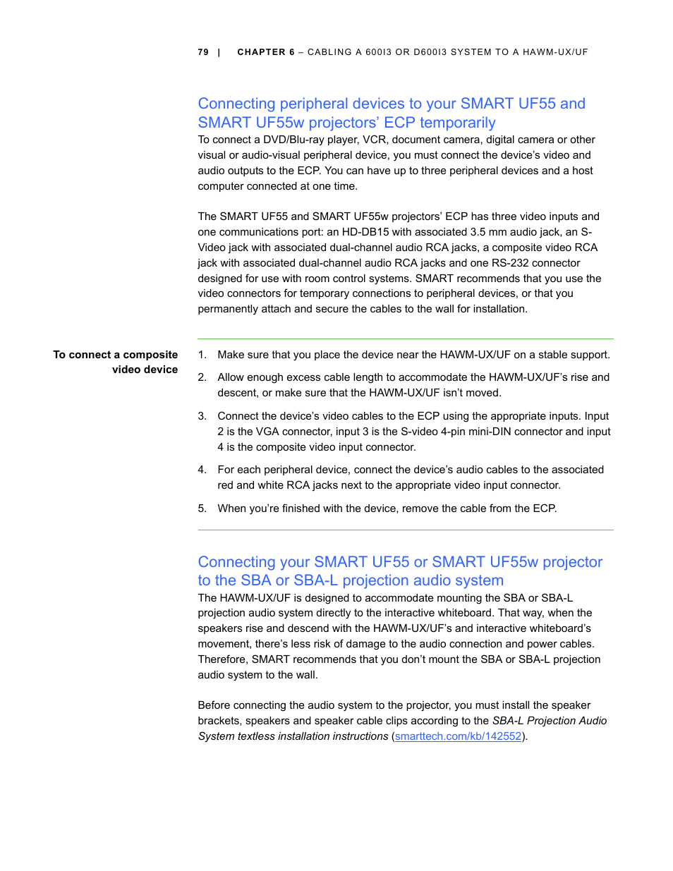 Smart Inventions SMART Height-Adjustable Wall mount HAWM-UX/UF User Manual | Page 85 / 94
