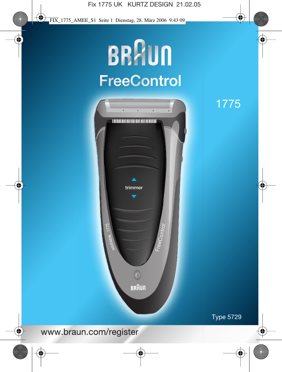 Braun 1775 User Manual | 53 pages