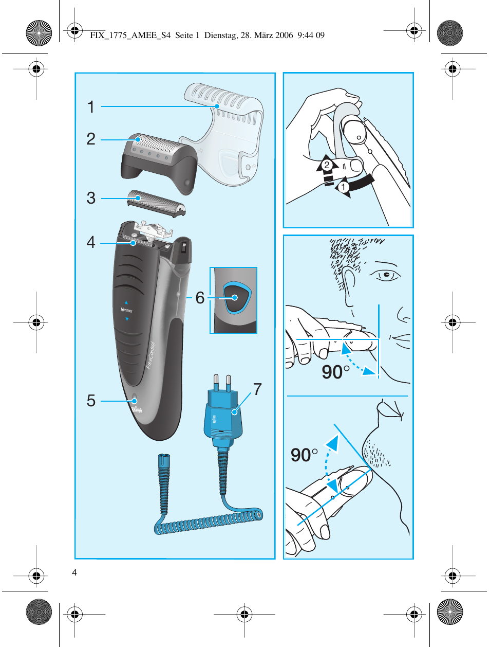 Braun 1775 User Manual | Page 3 / 53