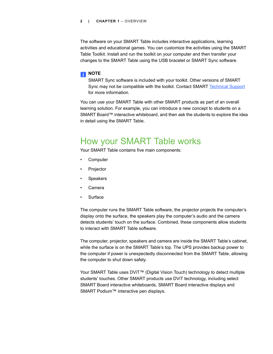 How your smart table works | Smart Inventions Smart Table tm 230i kb141081 User Manual | Page 10 / 36