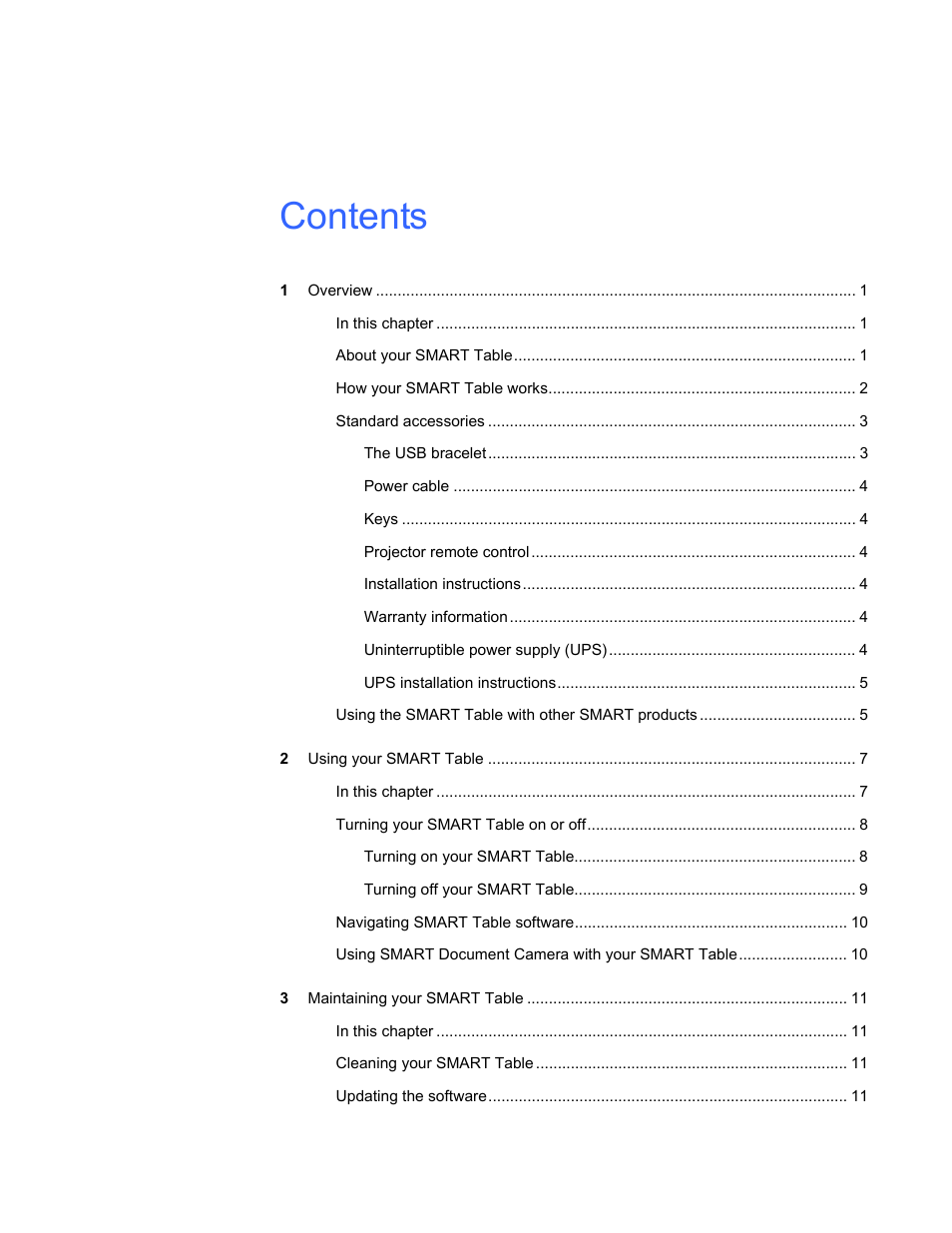 Smart Inventions Smart Table tm 230i kb141081 User Manual | Page 5 / 36
