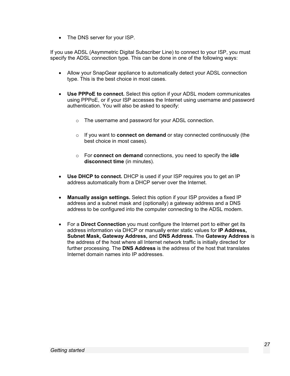 SnapGear 1.7.8 User Manual | Page 30 / 105