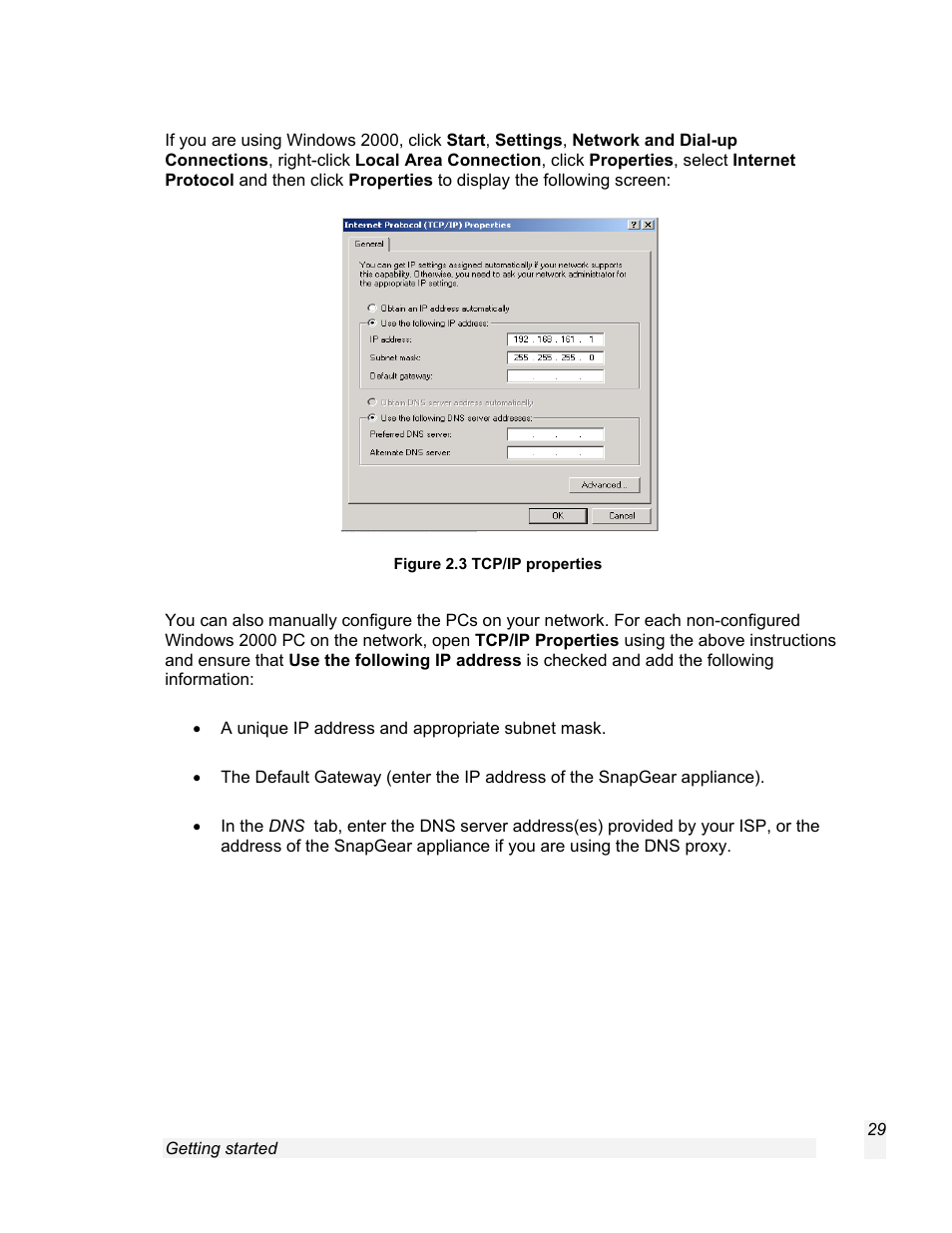 SnapGear 1.7.8 User Manual | Page 32 / 105
