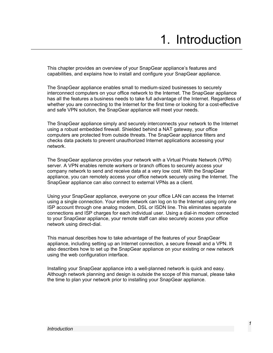 Introduction | SnapGear 1.7.8 User Manual | Page 4 / 105