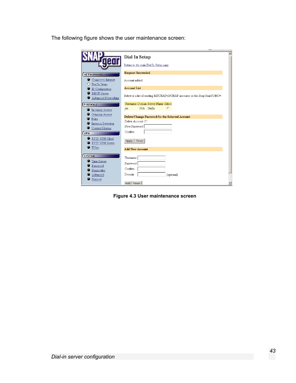 SnapGear 1.7.8 User Manual | Page 46 / 105