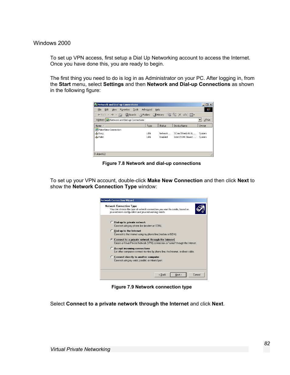 Windows 2000 | SnapGear 1.7.8 User Manual | Page 85 / 105