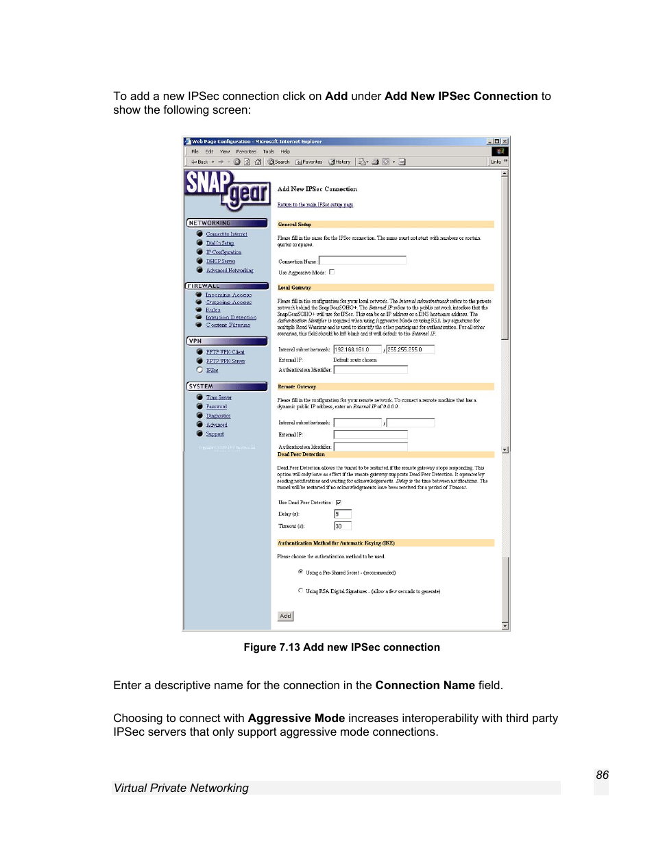 SnapGear 1.7.8 User Manual | Page 89 / 105