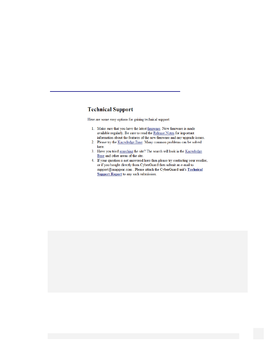 Technical support | SnapGear 2.0.1 User Manual | Page 172 / 189