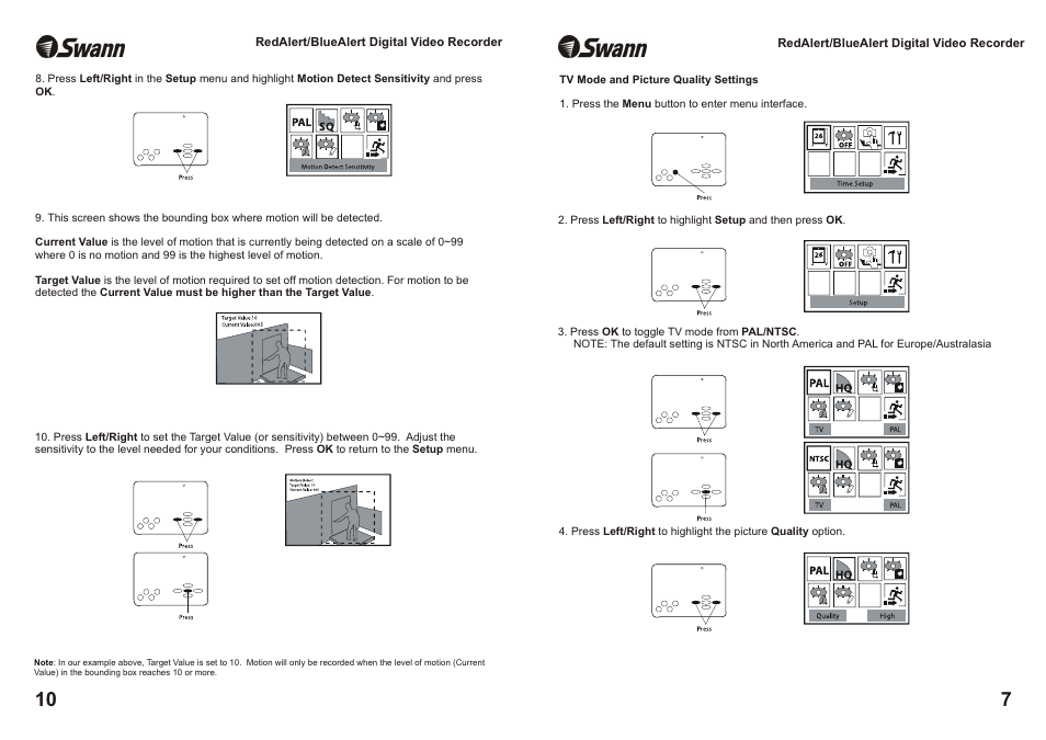 Swann RedAlert/BlueAlert SW242-WDB User Manual | Page 7 / 8