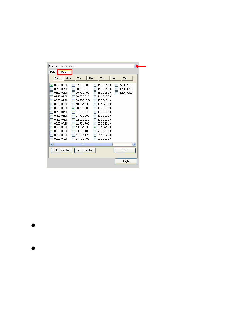 To configure the recording settings | Swann SW211-WIP User Manual | Page 19 / 24