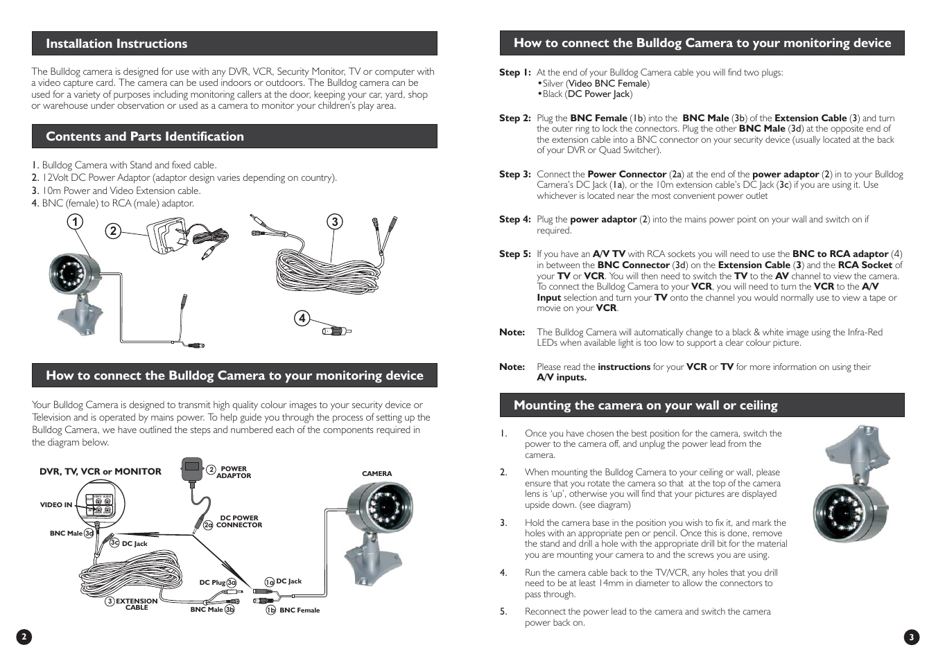 Swann Bulldog Cam User Manual | Page 2 / 2