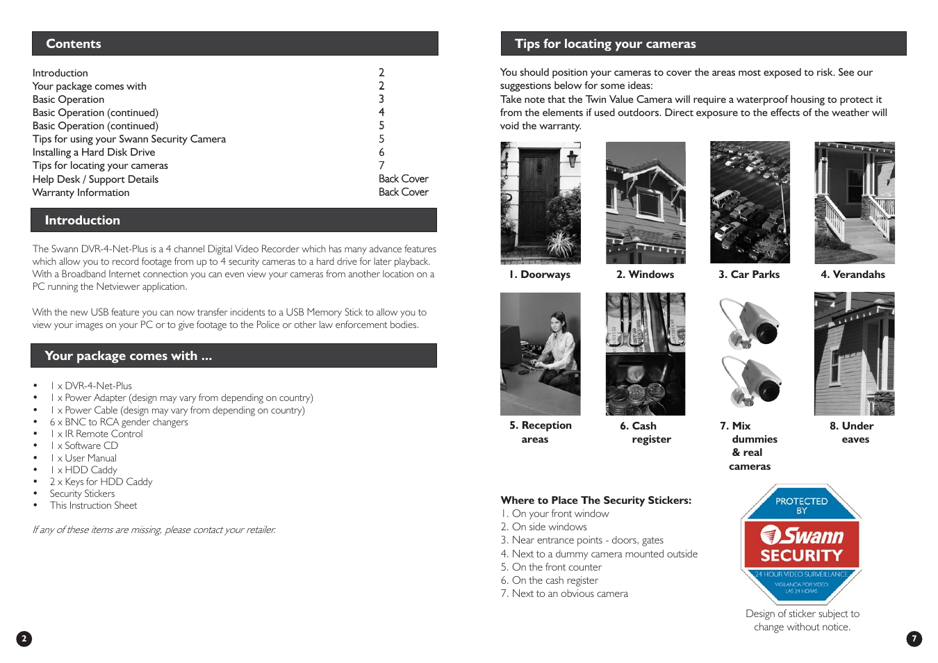 Swann DVR4-Net-PLUS User Manual | Page 2 / 4