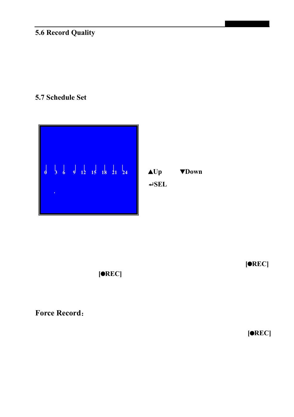 Force record | Swann DVR4-1150 User Manual | Page 11 / 22