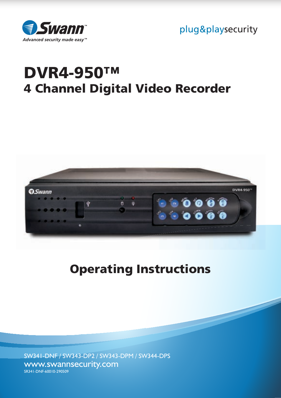 Swann DVR4-950 User Manual | 72 pages