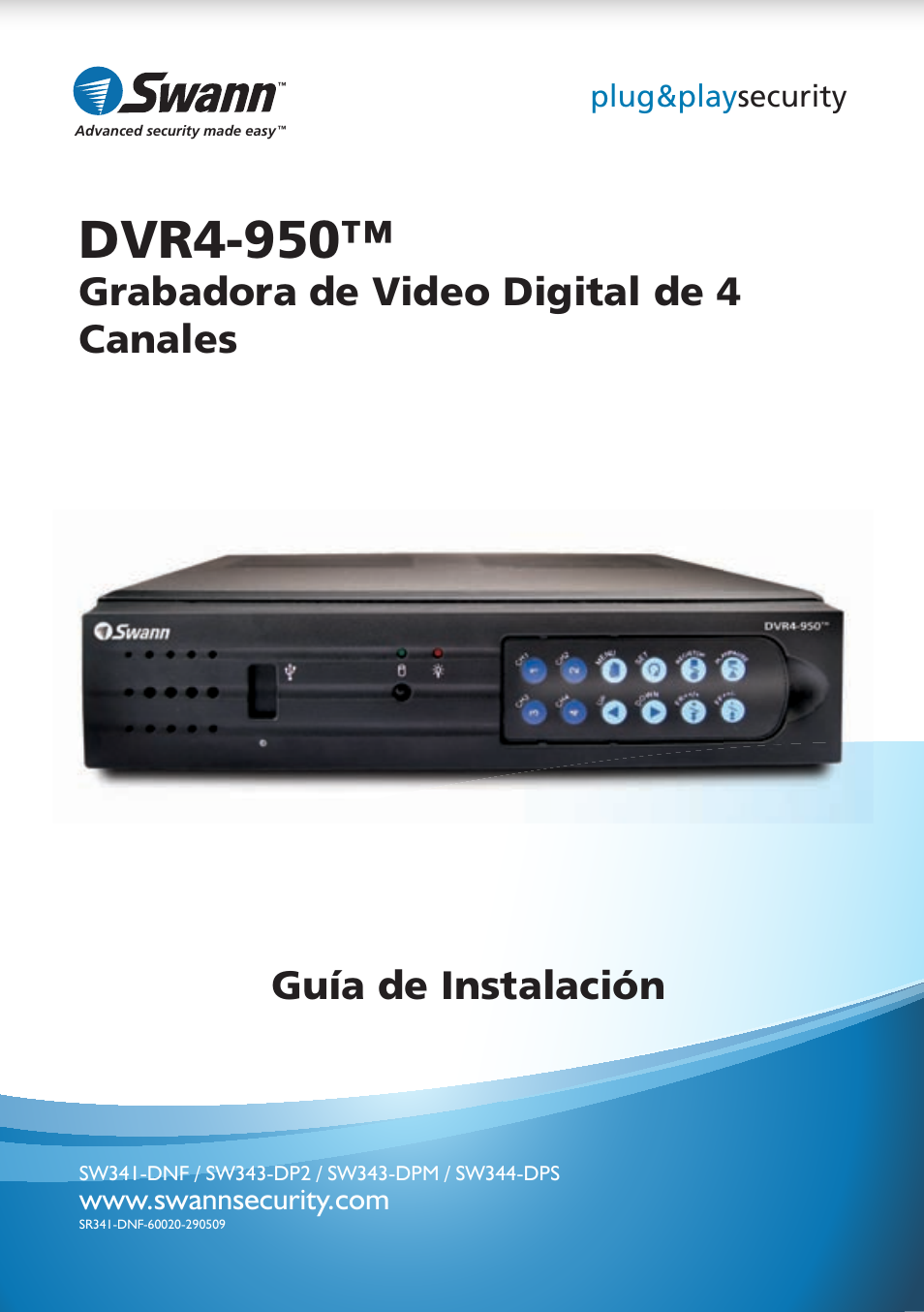 Dvr4-950, Guía de instalación | Swann DVR4-950 User Manual | Page 49 / 72