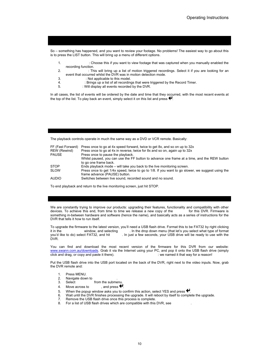 Swann SW349-DA9 User Manual | Page 10 / 27