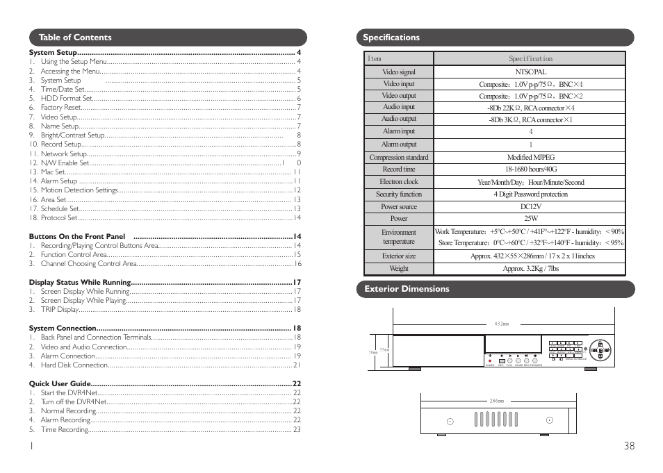 Swann DVR4-NET User Manual | Page 2 / 20