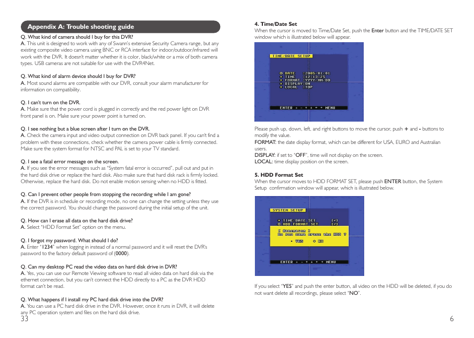 Swann DVR4-NET User Manual | Page 6 / 20