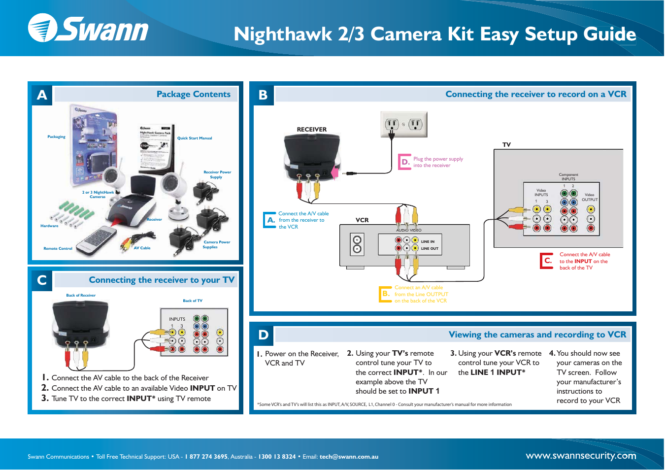 Swann NIGHTHAWK 3-Feb User Manual | 2 pages