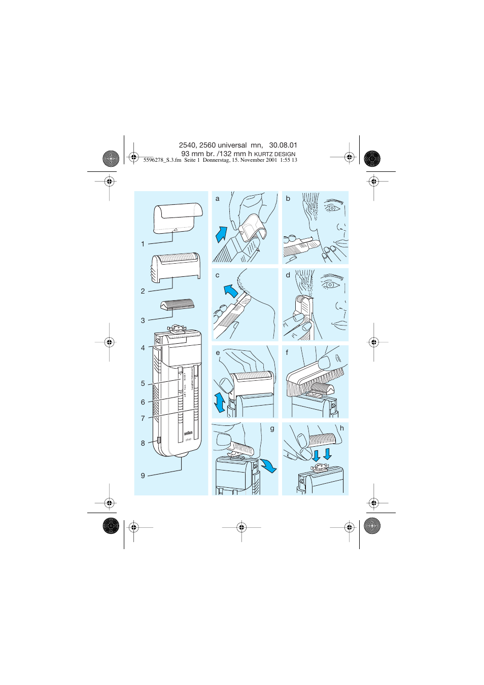 Braun 2560 User Manual | Page 3 / 54