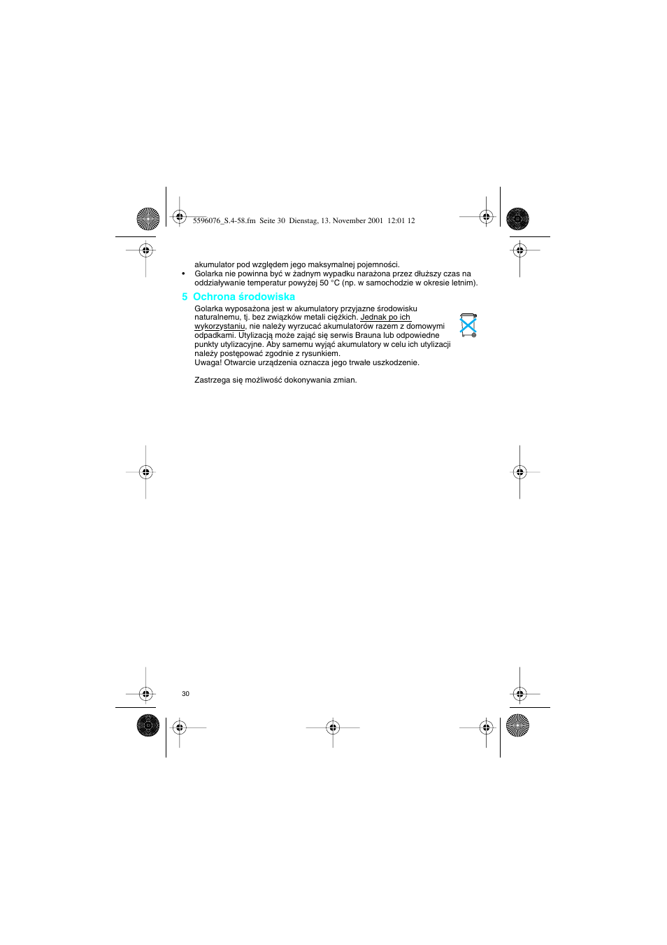 Braun 2560 User Manual | Page 30 / 54