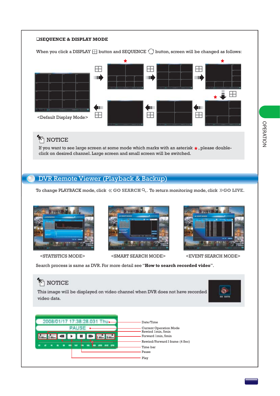 Dvr remote viewer (playback & backup), Notice | Swann SW244-8ML User Manual | Page 23 / 44