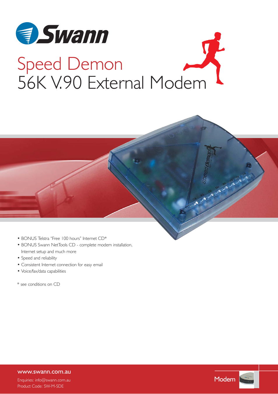 Swann SW-M-SDE User Manual | 2 pages