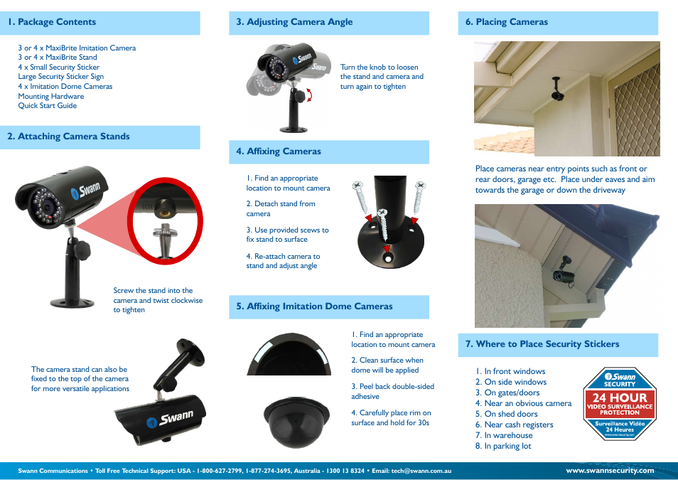 Swann SW276-TSL User Manual | Page 2 / 2