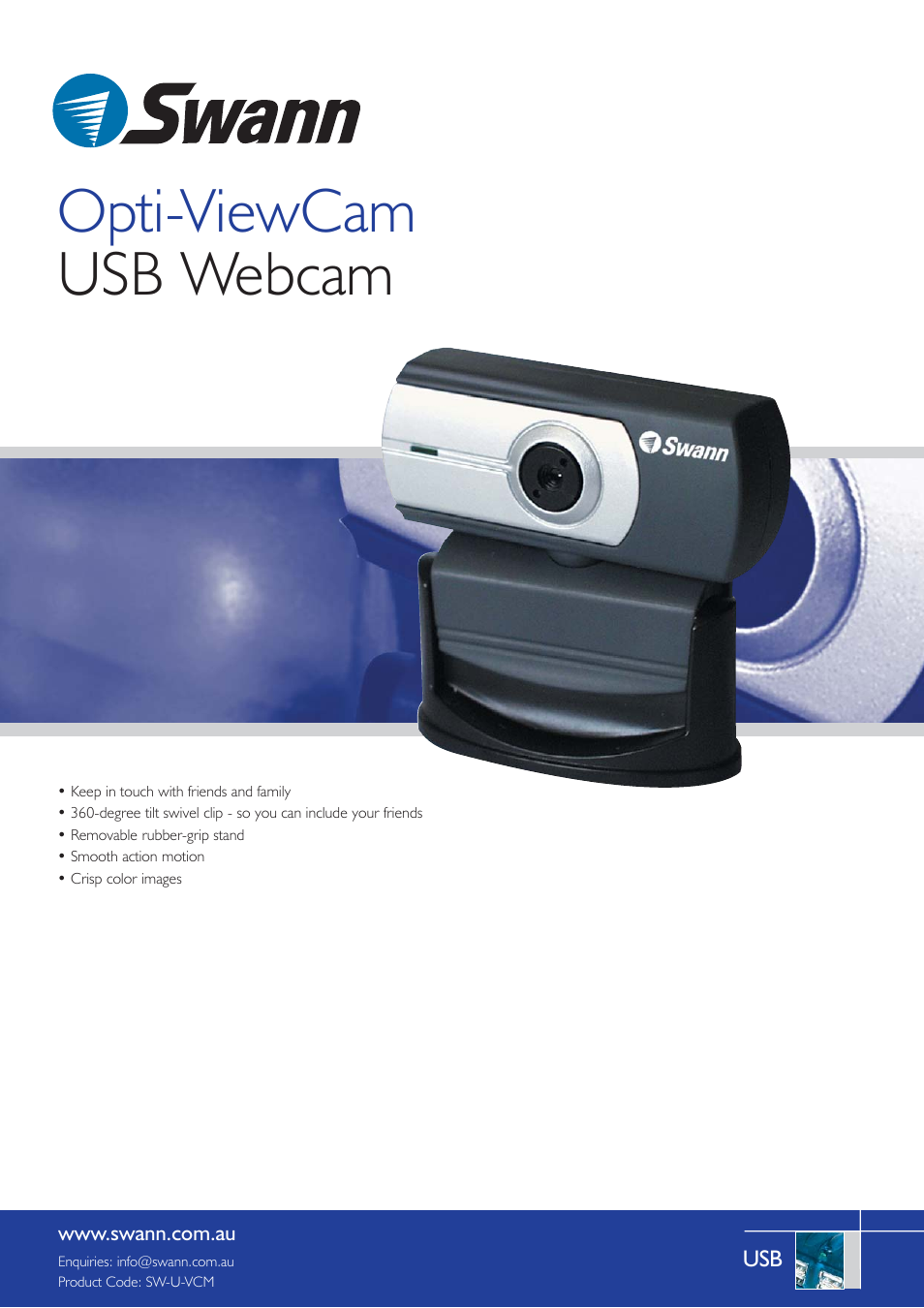 Swann SW-U-VCM User Manual | 2 pages